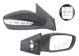 Oglinda exterioara Hyundai Sonata (Yf), 09.2009-05.2014, Dreapta, reglare electrica; carcasa neagra; incalzita; geam convex; cromat; pliere electrica