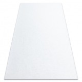 Covor anti-alunecare RUMBA 1950 o singură culoare alb , 70x200 cm