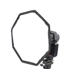 Mini Softbox octogonal VISICO 20 cm foto