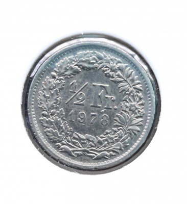 1/2 Franc 1978, Elvetia - G 4529 foto