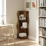 vidaXL Raft de colț cu raft Lemn vechi 34 x 33 x 102 cm Lemn prelucrat 899943