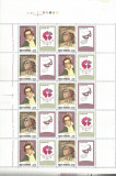 Rom&acirc;nia, LP 1407b/1996, Europa &#039;96 - Personalități feminine, coală, MNH, Nestampilat