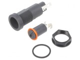 Clemă Siguranțe Panou 10A 250V Neagră