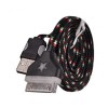 Cablu Date Snur LED Compatibil Apple iPhone 4/4S, Negru