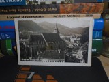 CARTE POSTALA * BRASOV , BISERICA NEAGRA , CIRCULATA , 1943, Fotografie