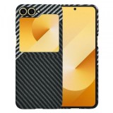 Husa pentru Samsung Galaxy Z Flip6 F741, Techsuit, Carbonite FiberShell, Gri