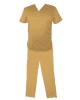 Costum Medical Pe Stil, Bej cu Elastan, Model Classic Barbati - S, 3XL