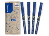 Cumpara ieftin Stilou roller Pilot V7 Hi-Tecpoint, 0.7 mm, Albastru, pachet de 4 - RESIGILAT
