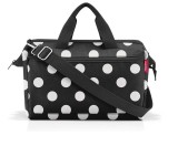 Cumpara ieftin Geanta de calatorie Reisenthel Allrounder S Pocket, negru cu buline albe, 11L, 39x26x16 cm - RESIGILAT