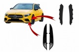 Flapsuri bara fata Mercedes A-Class W177 V177 2018-2022 A35 negre