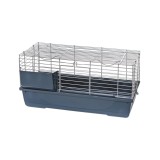 CUSCA IEPURI MPS BALDO 80 FLAT CHROME DARK BLUE 78.5x44.5x39(h)cm