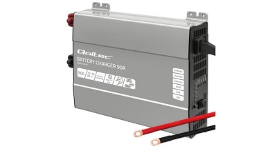 &amp;Icirc;ncărcător Qoltec Smart Monolith pentru baterii LiFePO4 AGM GEL SLA | 90A | 12V | &amp;Icirc;ncărcare rapidă foto