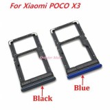 Suport SIM Xiaomi Poco X3 Albastru Service Pack