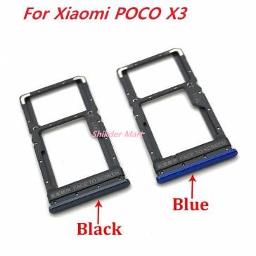 Suport SIM Xiaomi Poco X3 Albastru Service Pack foto