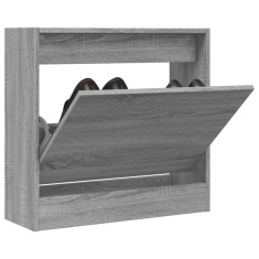 vidaXL Pantofar, gri sonoma, 60x21x57 cm, lemn prelucrat 839887