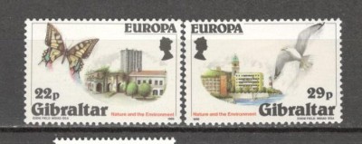 Gibraltar.1986 EUROPA-Natura si protejarea mediului SE.646 foto