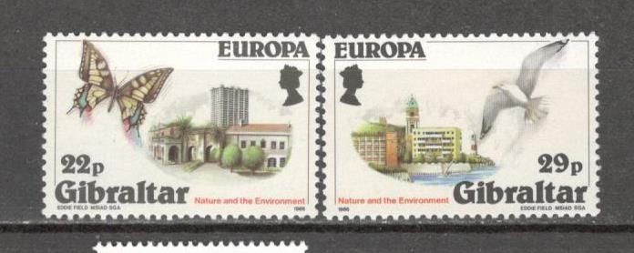 Gibraltar.1986 EUROPA-Natura si protejarea mediului SE.646