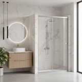 Paravan de dus Rea Primo Slide 110 Chrome