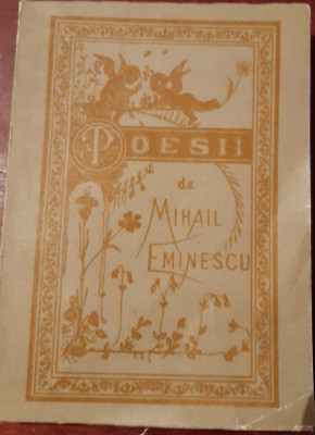 POESII MIHAIL EMINESCU reproducere 1884 foto