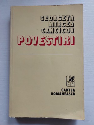 Georgeta Mircea Cancicov - Povestiri, foto