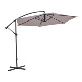 Cumpara ieftin Umbrelă cu suport de grădină Jiopel Bej 3x3x3 cm