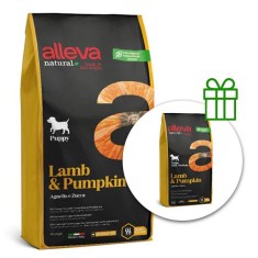 Alleva NATURAL dog lamb &amp;amp;amp; pumpkin puppy all breeds 12 kg + 2 kg GRATUIT foto