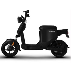 Bicicleta electrica tip scuter ZT-05-A GRAPHENE, motor 480W, baterii GRAPHENE 48V 12Ah, autonomie 32 km, nu necesita permis - Negru
