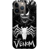 Husa Apple iPhone 13 Pro Max model We are venom, Silicon, TPU, Viceversa, Transparent, Carcasa