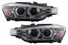 Faruri Angel Eyes LED DRL BMW 3 Series F30 F31 Sedan Touring (10.2011-05.2015) Crom Performance AutoTuning, KITT Lightning