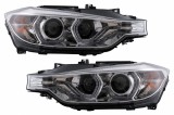 Faruri Angel Eyes LED DRL BMW 3 Series F30 F31 Sedan Touring (10.2011-05.2015) Crom Performance AutoTuning, KITT Lightning