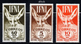 IFNI 1951, Fauna, MNH, serie neuzata, Nestampilat