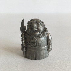 Figurina metal miniatura gnom, pitic, vrajitor, elf, 3 cm