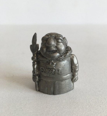 Figurina metal miniatura gnom, pitic, vrajitor, elf, 3 cm foto