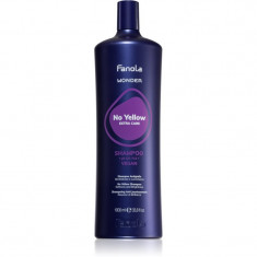 Fanola Wonder No Yellow Extra Care Shampoo șampon pentru neutralizarea tonurilor de galben 1000 ml