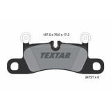 Placute frana Porsche Cayenne (92a) 05.10-; Vw Touareg (7p5 7p6) 01.10-12.18, Touareg Van (7p5) 01.10-12.18, Spate, TEXTAR