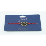 Bratara aurie inox inima cu puls