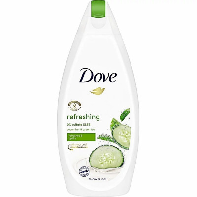 Gel de dus, Dove, Refreshing Cucumber &amp;amp; Green Tea, 450 ml foto