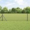 vidaXL &Icirc;ngrădire Sudată S&acirc;rmă Gri 0.4x100 m Oțel