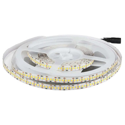 Banda LED SMD2835 12V 17W/m 204LED/m 800lm/m 4000K IP20 5M V-tac SKU-212462 foto