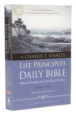 Charles F. Stanley Life Principles Daily Bible-NKJV foto