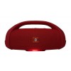 Boxa Portabila Bluetooth, USB, Card, Aux, 10W, Hands-free, Metalic, Autonomie 6h, Rosu