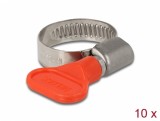 Set 10 buc cleme pentru furtun 16 - 25 mm, Delock 19435