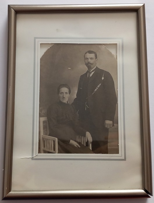 Fotografie de epoca cu rama