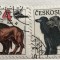 (B ) Timbre serii Straine tema Animale Cehia Caini