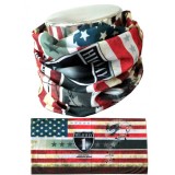 Cumpara ieftin Bandana Multifunctionala MTHDR USA Highway inSPORTline, Microfibra Poliester, Esarfa, Bentita, Cagula, Batic Barbati