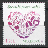 Moldova 2018 Mi 1030 MNH - Speranță pentru viață: Donarea de organe, Nestampilat
