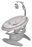 Cumpara ieftin Leagan electric, Lorelli Toscana, rotativ, panel muzical, telecomanda, Grey Trees
