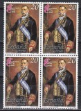 Spania 1988 - 100 de ani de drept civil, Bloc de 4, MNH
