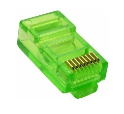 Conector UTP, RJ45, verde - 129008 foto