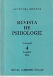 Revista Psihologie nr. 4 tom 40 1994 coperta brosata